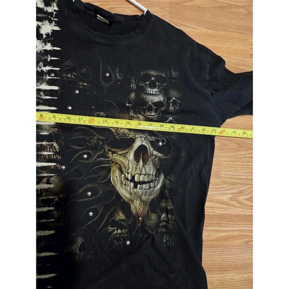Jay's Rock Skull T-Shirt Size XL Black Pre-Owned - Picture 6 of 7